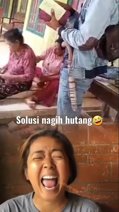 solusi nagih hutang🤣 #feedshorts #meme #shorts #ngakak #memelucu #story #storywa