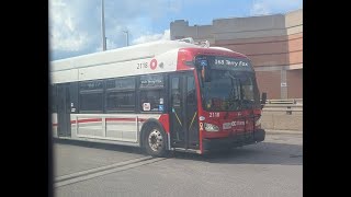 Route 168 Full Ride (Acceptance and Hope Side to Terry Fox) Electric Bus