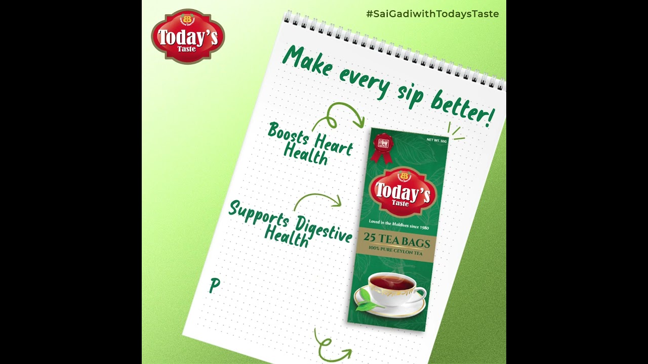 Todays Taste | Black Tea | Maldives