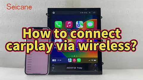 How to connect carplay via wireless? | Seicane