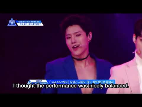 ProduceX101 Team Boss vs Team the 7th sense