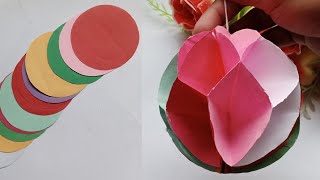 Diy honeycomb ball ornament (cardstock) paper craft ideas||paper craft ideas