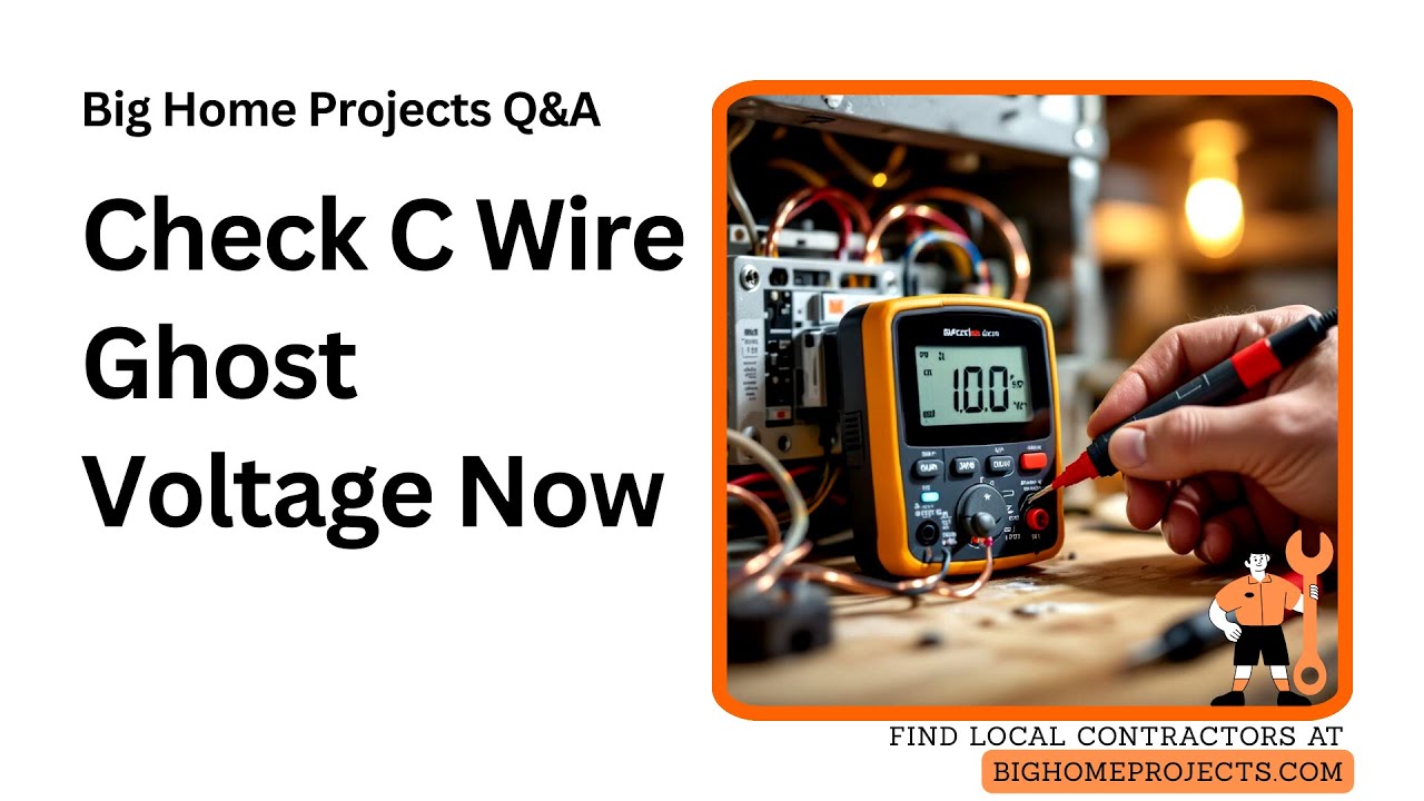 Thermostat C-to-G Ghost Voltage Test for HVAC Systems