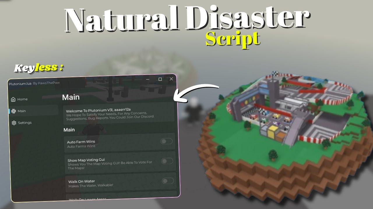 *NEW* Natural Disaster Survival Script [ Pastebin 2025 ] Keyless