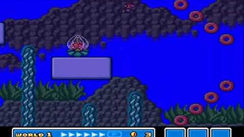 SMB3 for Super Mario All-Stars Custom Level #242 - Lava Lotus Lagoon