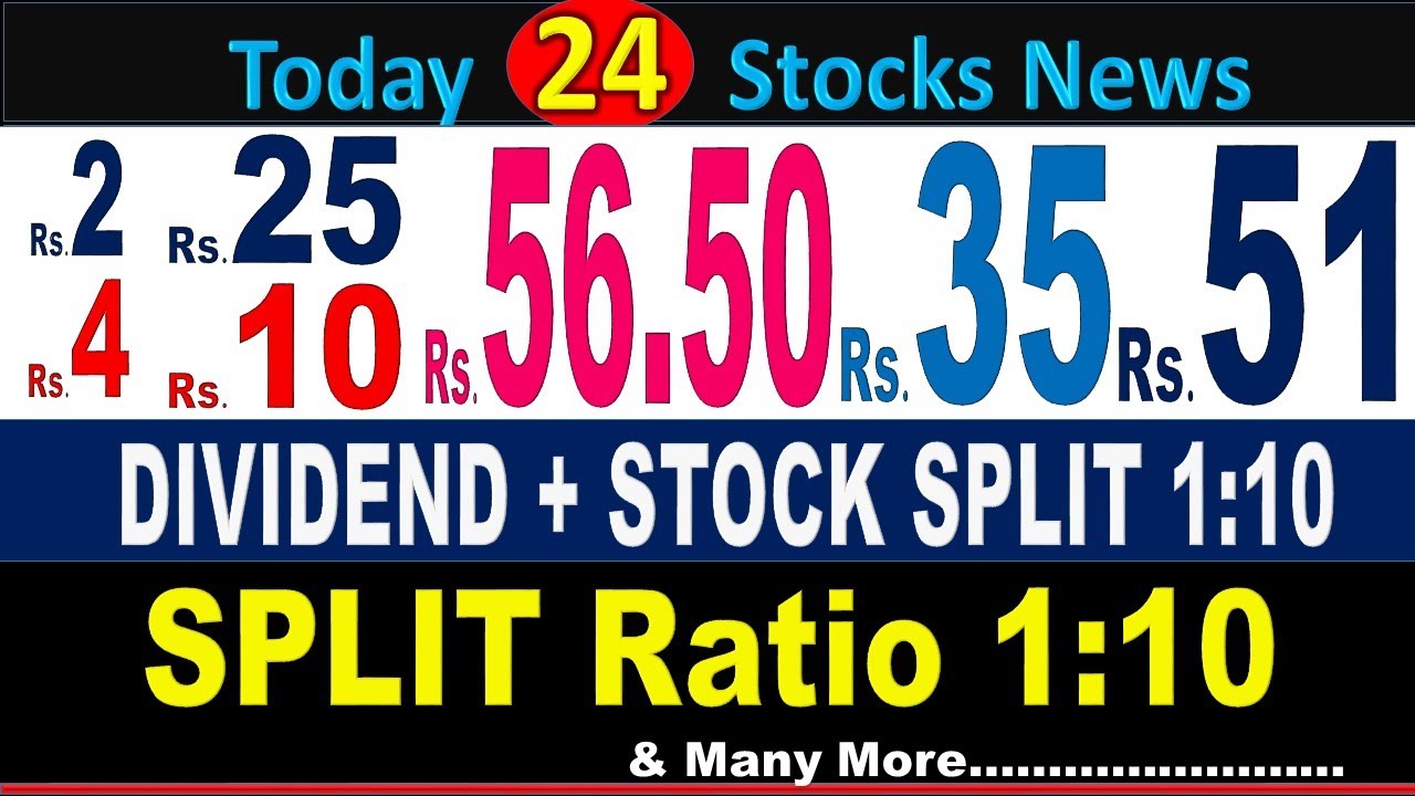 UPCOMING DIVIDEND! LATEST DIVIDEND ANNOUNCED BY STOCKS! 