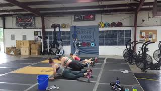 Synchronized burpees