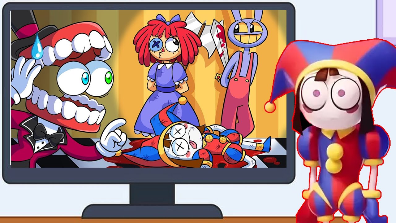 POMNI React " Who KILLED POMNI?! The Amazing Digital Circus Animation