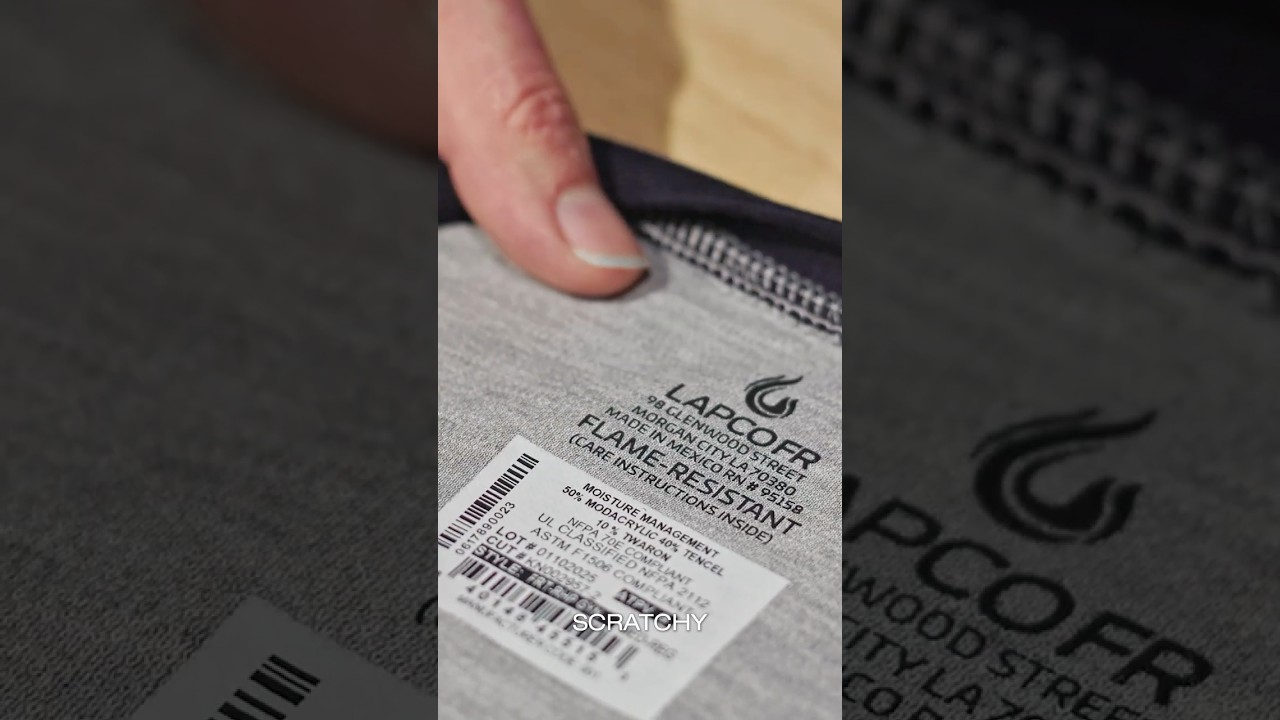 No More Scratchy Neck Labels! #FRWorkwear #SafetyFirst #GMESupply #LinemanLife #ConstructionGear