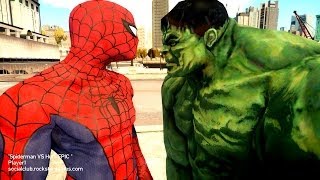 Spiderman VS Hulk - Black Spider-man