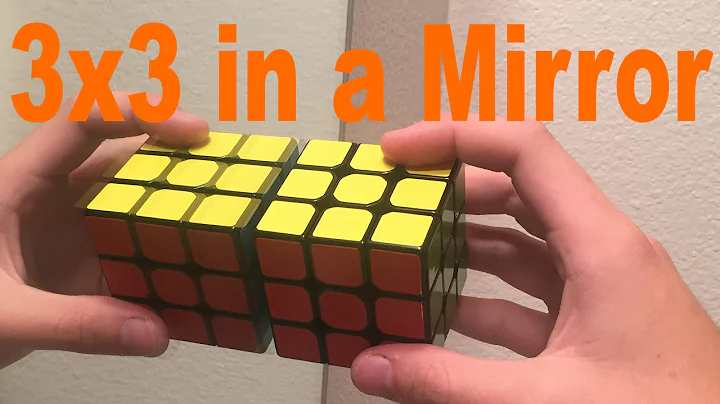 3x3 Challenge- Solve while Looking in a Mirror