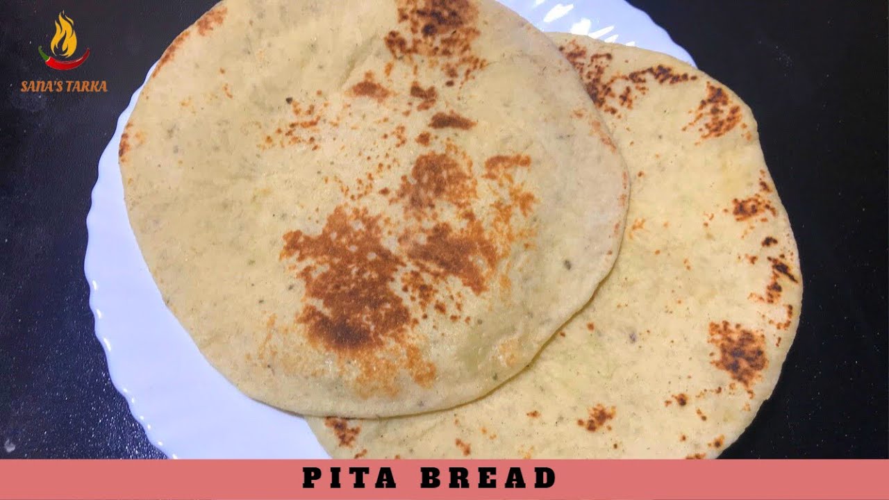 Pita Bread Recipe Without Oven Homemade Sana's Tarka YouTube