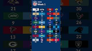 2026 NFL Week 1 Picks #nflpicks