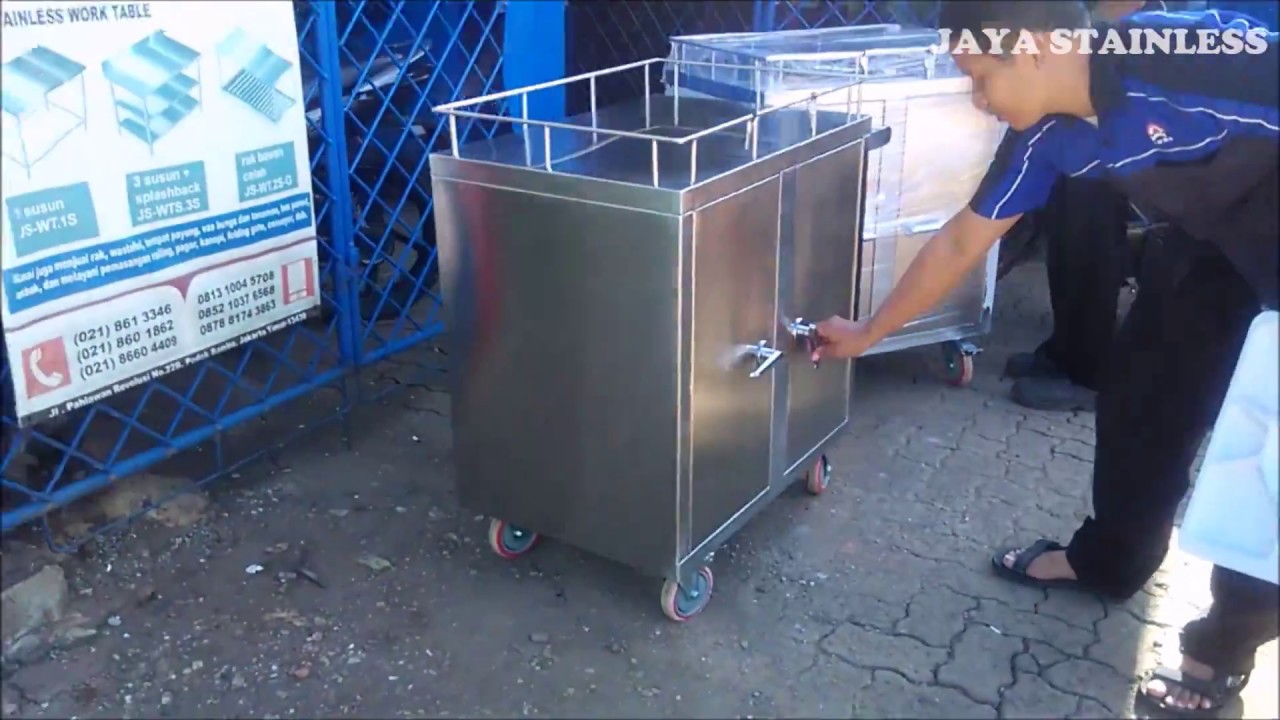 081310045708 Food warmer trolley FOOD TROLLEY Trolley pemanas