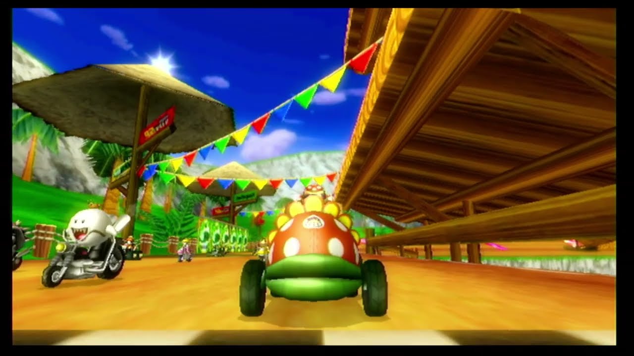 Shell Cup Mirror Mode (3 Star Rank) Mario Kart Wii