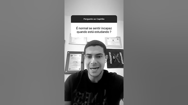 SENTIR-SE INCAPAZ é normal?