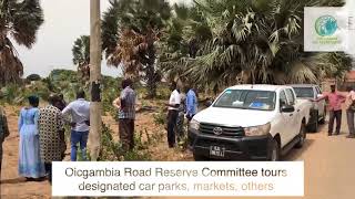 Site Visit by the Management of Oicgambia and members of the Road Reserve Committee.