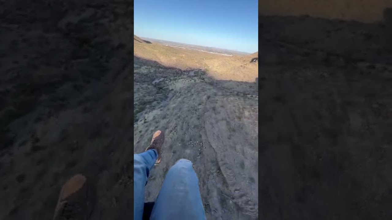 Pure Paramotor Flying – no music – Canyon Run – El Paso, TX, USA –☀️ 75° nil wind 