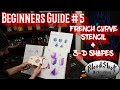 Airbrushing Tips for Beginners #5 Hand Cut Stencil and 3-D Shapes Instructional Video