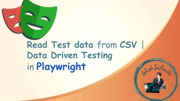 Parameterize Playwright Tests ⚡ | Read Test Data from CSV File Like a Pro!