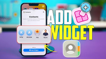 How to Add a Contacts Widget to Your iOS 26 Home Screen | Add It to Your Home Screen Fast