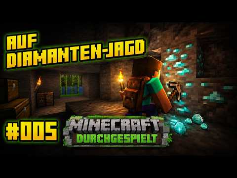Minecraft Durchgespielt #5 | Auf Diamanten-Jagd in den Höhlen