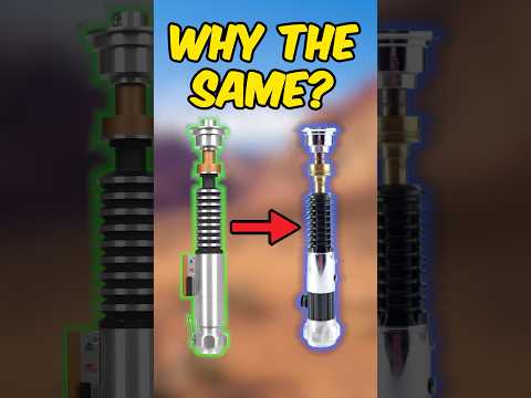 لماذا يبدو سيوف الليزر الخاصة ب لوك وأوبي وان متشابهة