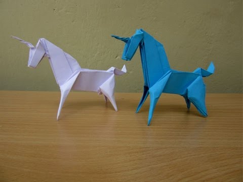 How to Make a Paper Unicorn - Easy Tutorials - YouTube