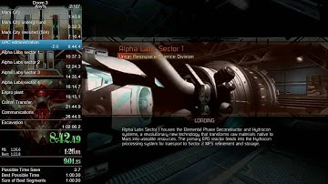 [Old] Doom 3 - Any% speedrun in 1:01:35 without loads