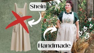 Making a Cottagecore Apron (cuz I refuse to buy from Shein and neither should you) ft @sondeflor