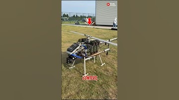 This Unmanned Helicopter Drone Is Next Level Technology 😳 #tech #shorts