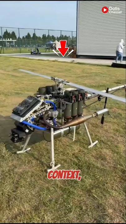 This Unmanned Helicopter Drone Is Next Level Technology 😳 #tech #shorts