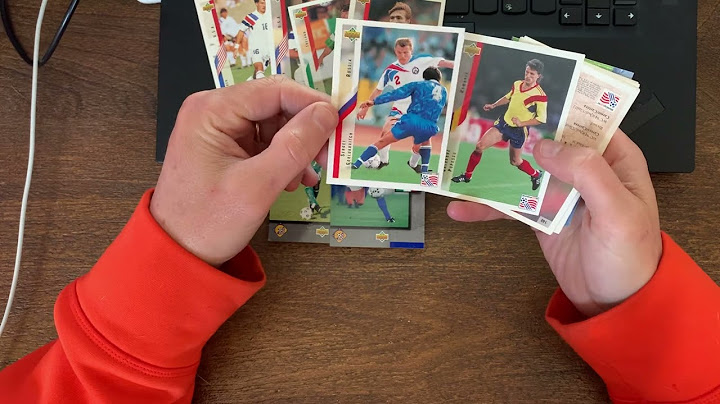 1994 upper deck world cup soccer cards value