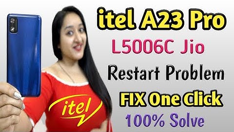 iTel A23 Pro L5006C Jio Restart Hang On Logo 100% Solution All Errors FIX | #GreenPlazaInfo