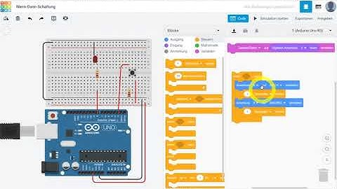 Wenn-Dann-Schaltung für Arduino mit Tinkercad erstellen