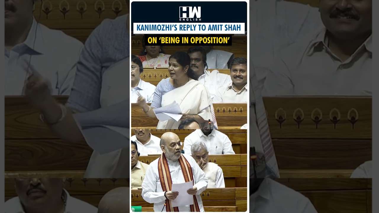 “We don’t mind”: Kanimozhi’s reply to Amit Shah over his remark on being in oppn for next 20 years.