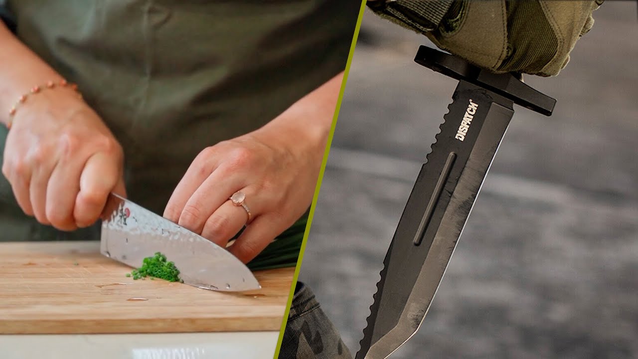 Kitchen Knife vs Combat Knife Which is Worth the Money? YouTube