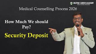 Security Deposit in Tamil Nadu Medical Counselling and All India Quota Counselling - Explained