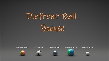 Different Ball Bounce in maya🏀