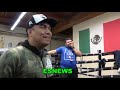 Canelo & Eddy Reynoso In Camp With Frank Sanchez Cuba Heavyweight | EsNews Boxing