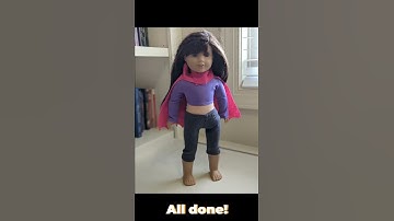 Superhero Cape for Dolls Tutorial