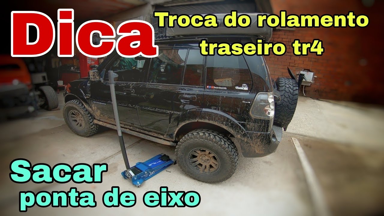 Dica desmontar ponta de eixo tr4 para troca de rolamento