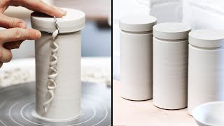 Revisiting Porcelain - Throwing and Trimming Jars