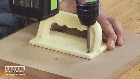 Woodworking Tips - Simple Router Table Push Block