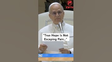Pope Leo XIV: "True hope is not escaping pain but persevering in love."