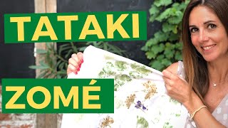 TEINTURE NATURELLE : LE TATAKI ZOMÉ #teinturenaturelle #tatakizome