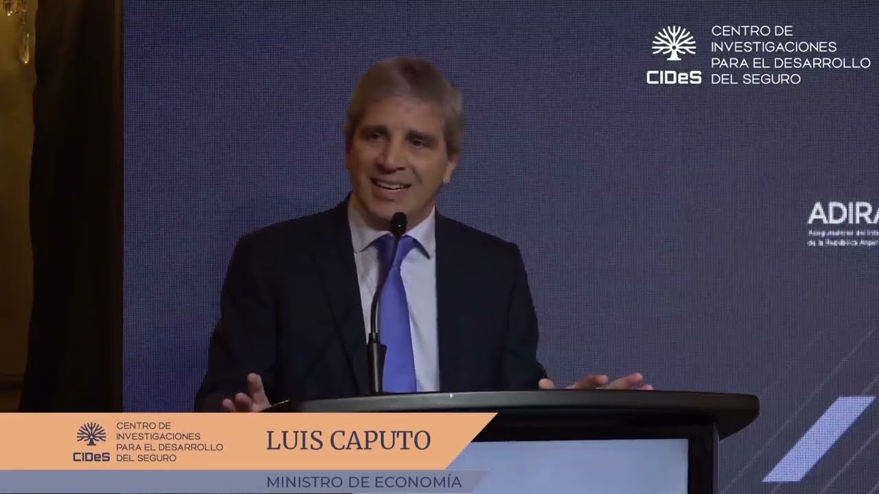 Presentación completa del Ministro de Economía, Luis Caputo, en el Ciclo de Conferencias del CIDeS.