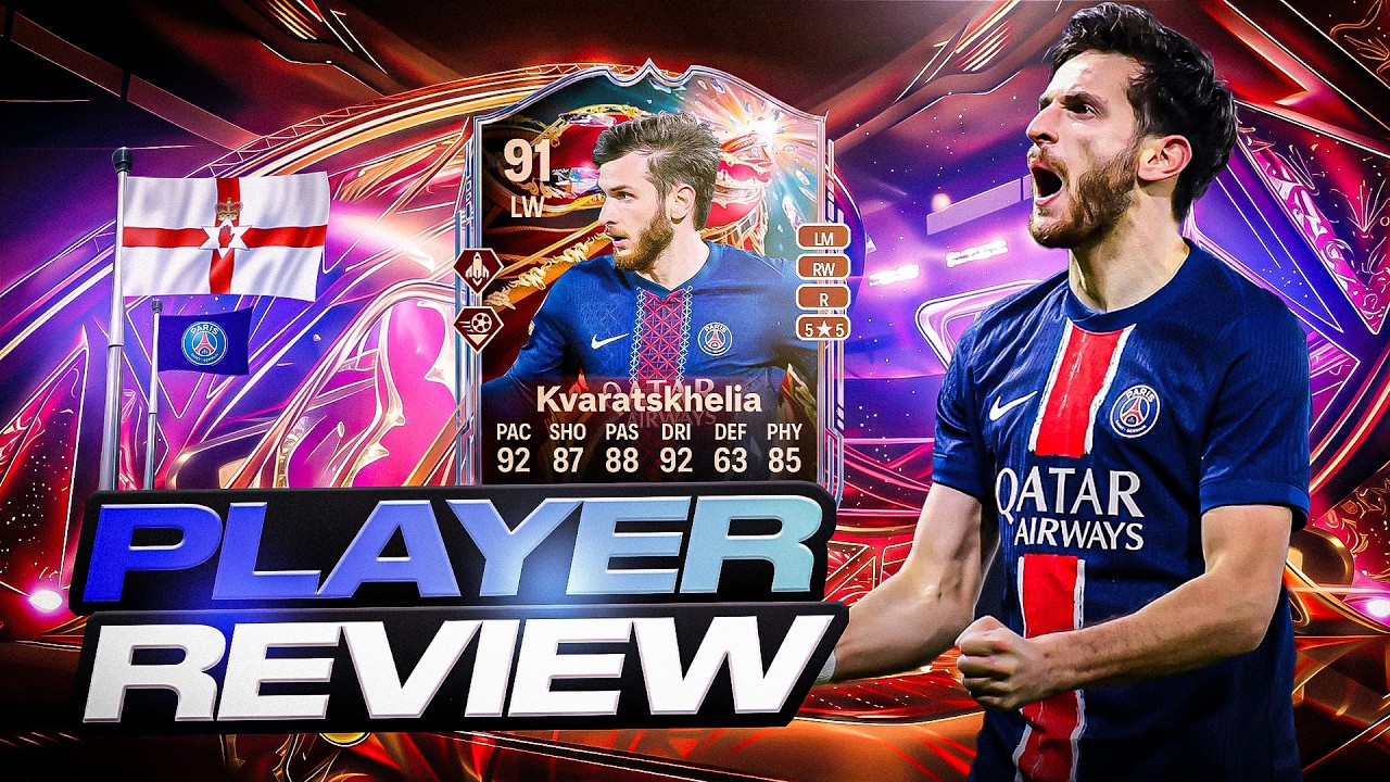 Обзор игрока Kvaratskelia (91) из Knocout Royalty - EA FC 26 Ultimate Team