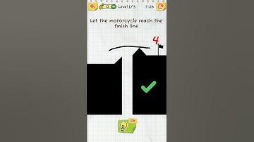 Draw 2 Save motorcycle Game level 1/3.#shorts #draw2save