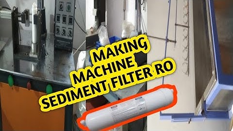 sediment and carbon making machine and testing filter Kent ro